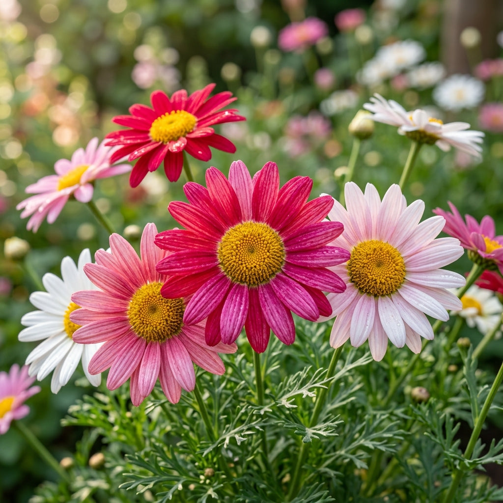 Tanacetum Coccineum Painted Daisy Seeds
