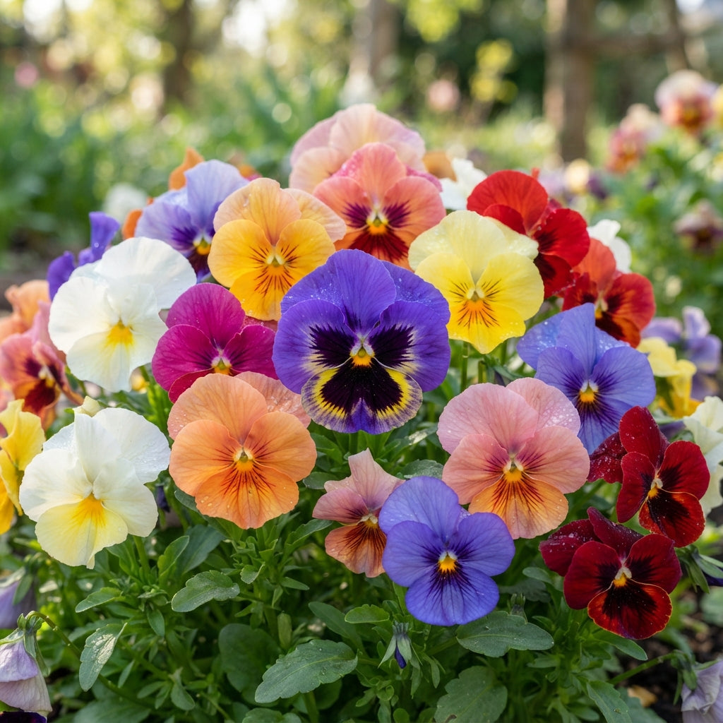 Pansy Ultima Radiance Mix F1 Seeds for Planting