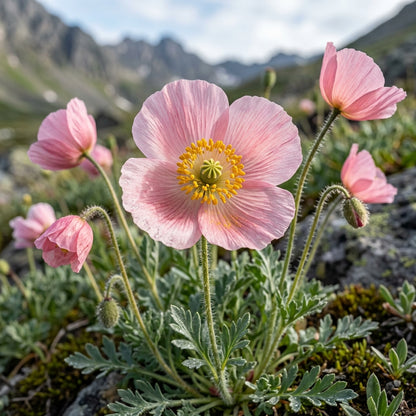 Papaver Radicatum Rosea Flower Seeds For Planting