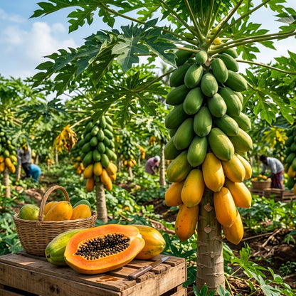 Pusa Nanha Papaya Seeds for Planting
