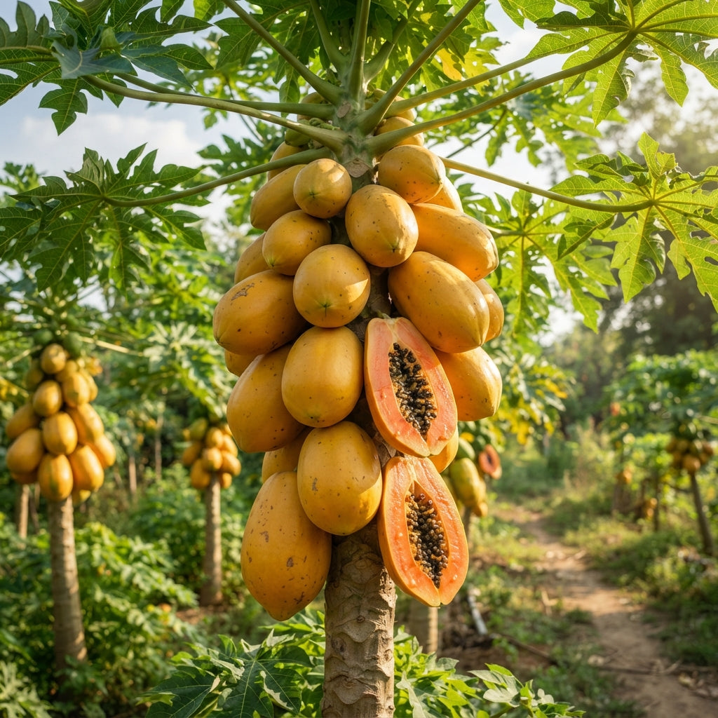 Pusa Dwarf Papaya Seeds for Planting