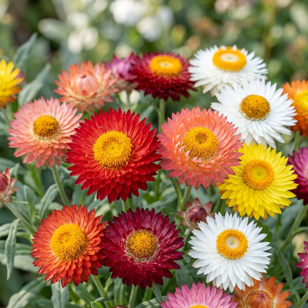 Paper Flower Mix Helichrysum Seeds For Planting