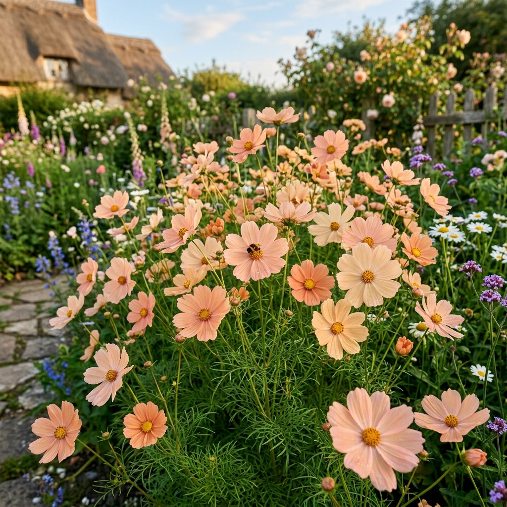 Peach Cosmos Flower Seeds for Planting