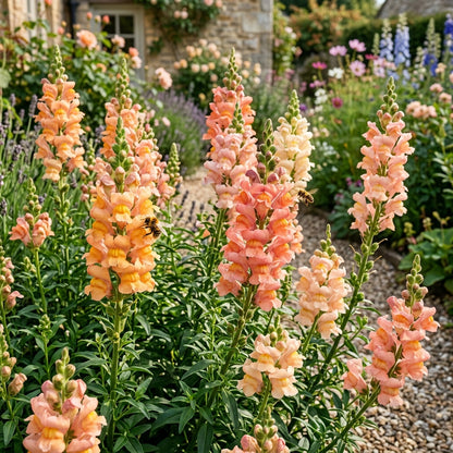 Peach Snapdragon Flower Seeds for Planting