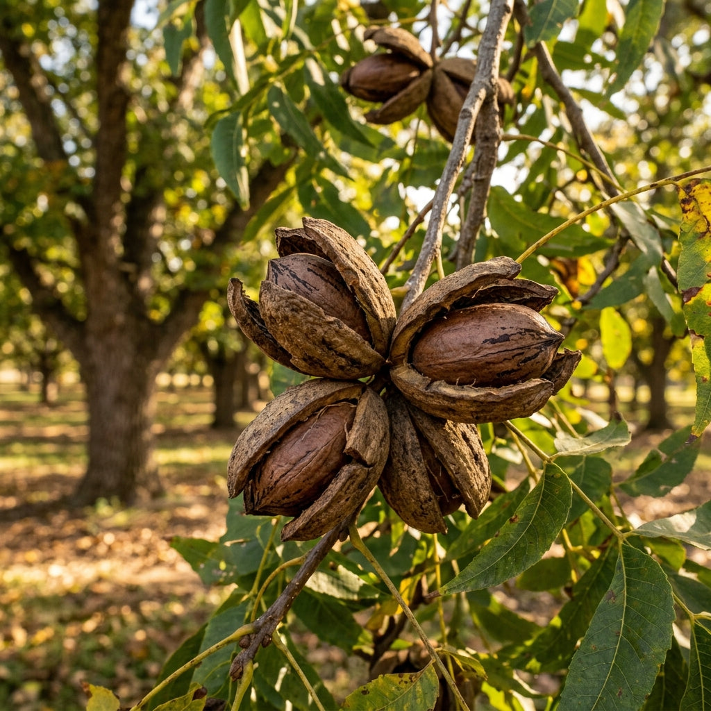 Pecan Tree Seeds for Outdoor Planting - Hardy Deciduous Tree Seeds for Landscapes, Farms & Backyard Gardens