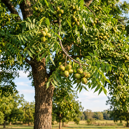 Northern Pecan Tree (Carya illinoinensis) Seeds for Planting