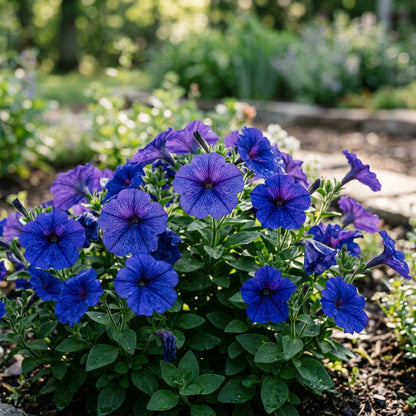 Petunia Merlin Series Blue F1 Seeds – Vibrant Blue Blooms