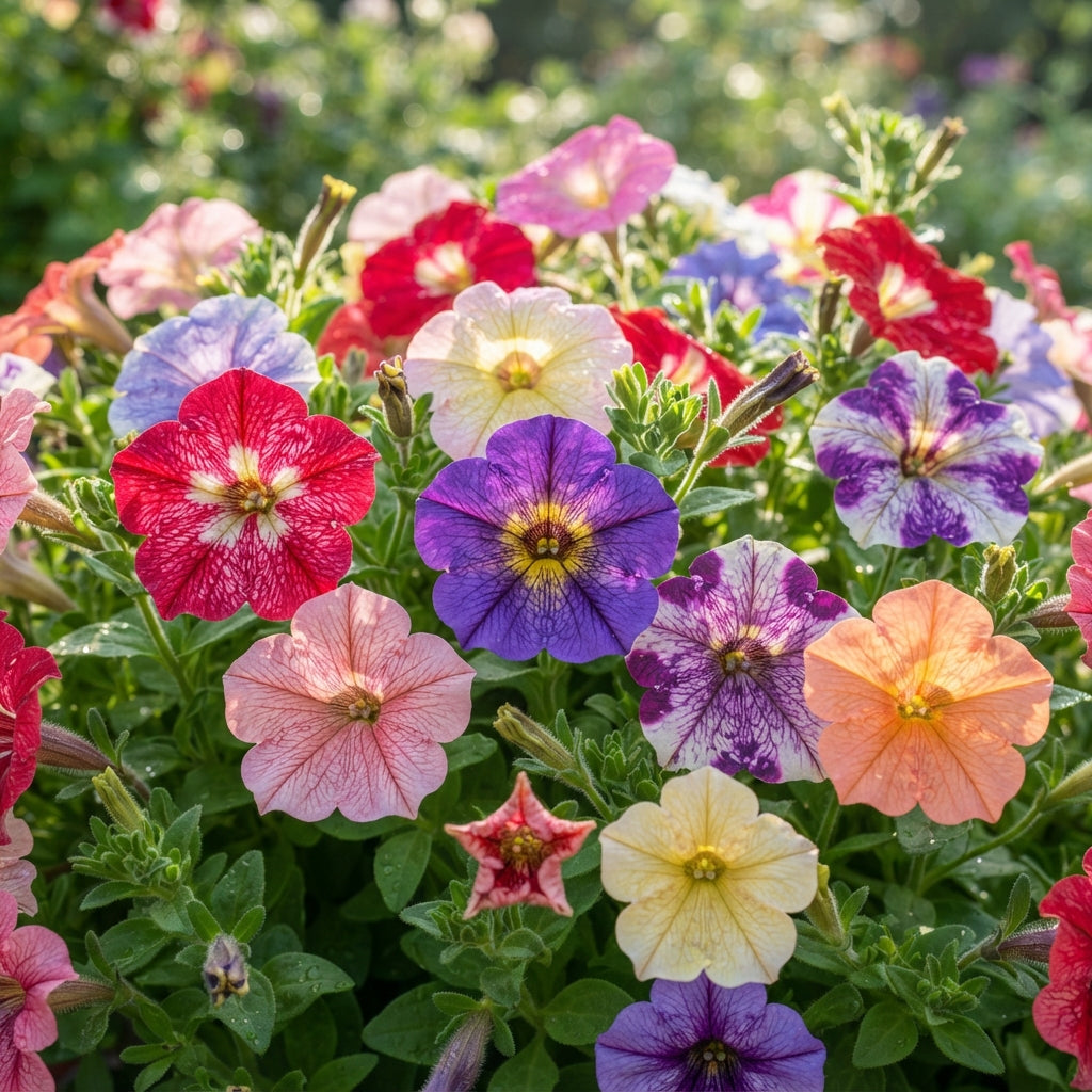 Petunia Bonanza Mixed F1 Flower Seeds for Planting