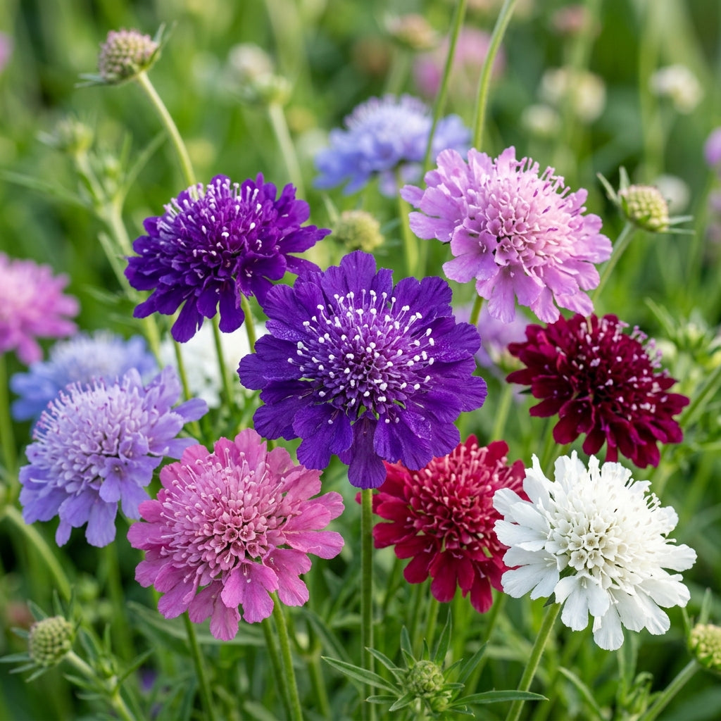 Pincushion Flower Seeds – Scabiosa Garden Blooms