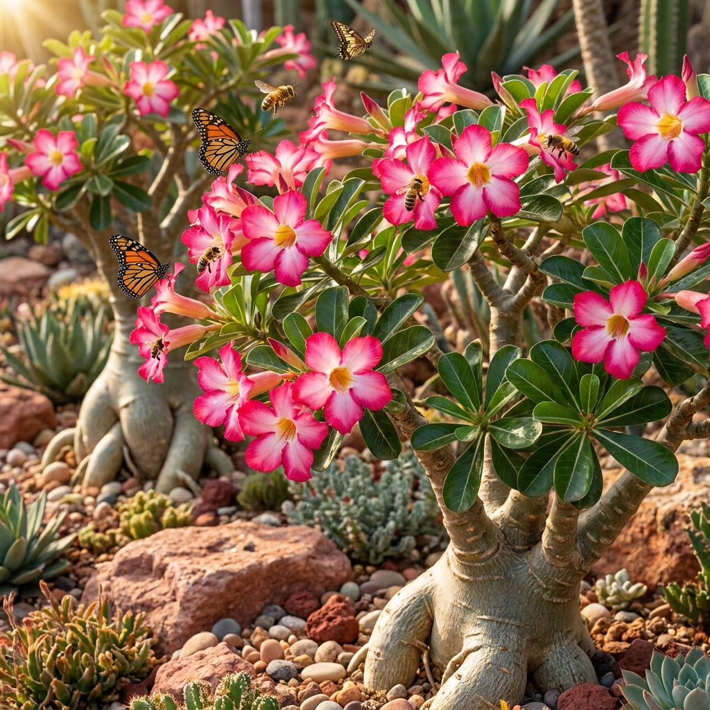 Pink Adenium obesum (Desert Rose) Seeds for Planting