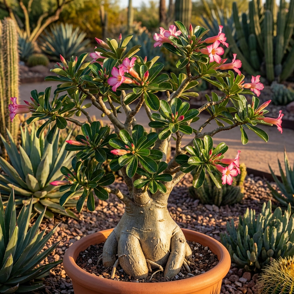 Pink Adenium obesum (Desert Rose) Seeds for Planting