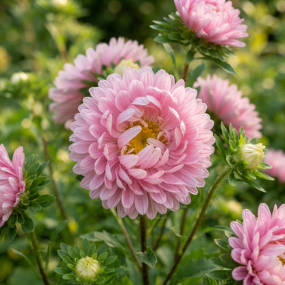 Pink Aster Flower Seeds for Garden Planting