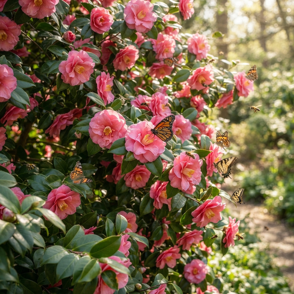 Pink Camellia Flower Seeds for Planting