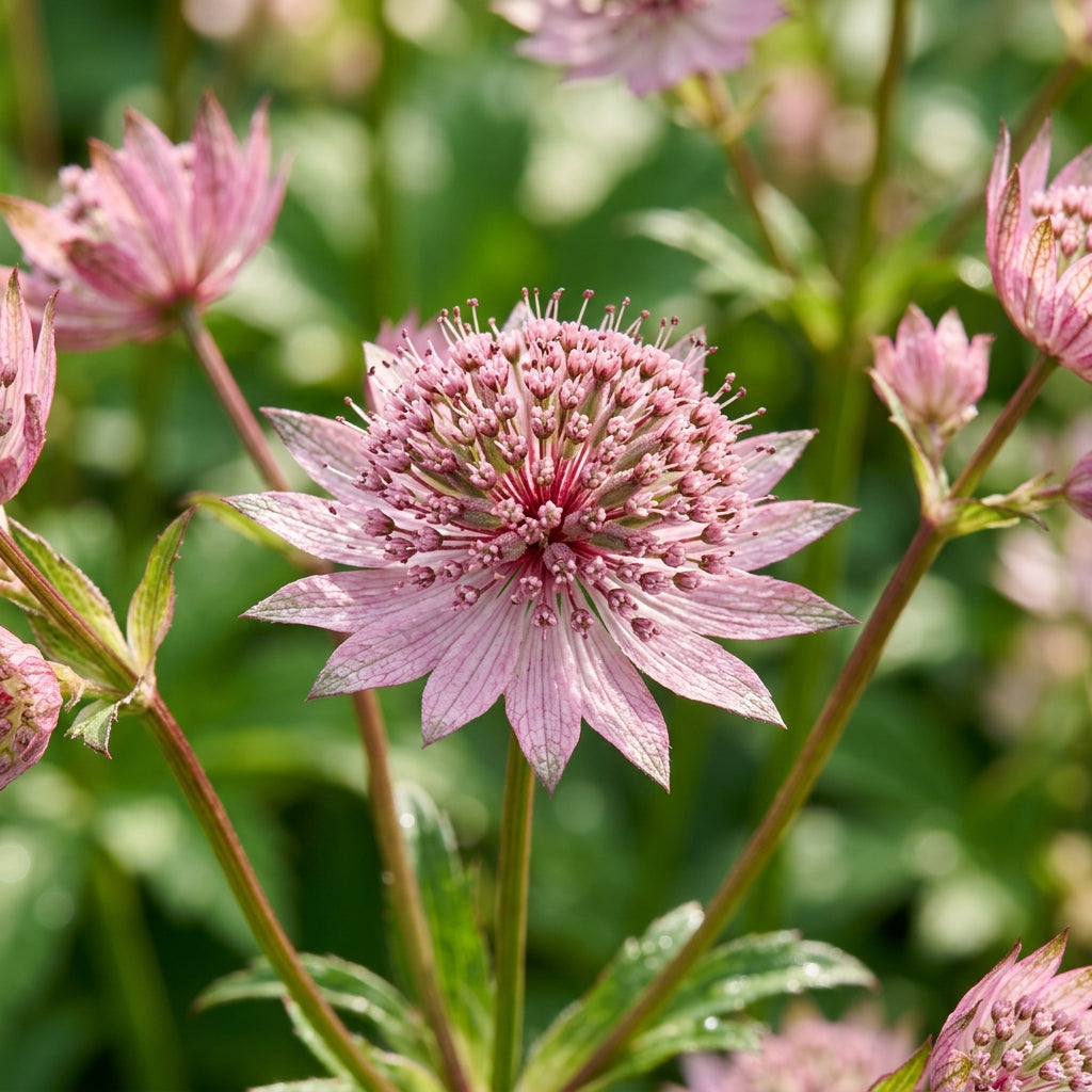 Pink Masterwort Flower Seeds for Garden Planting