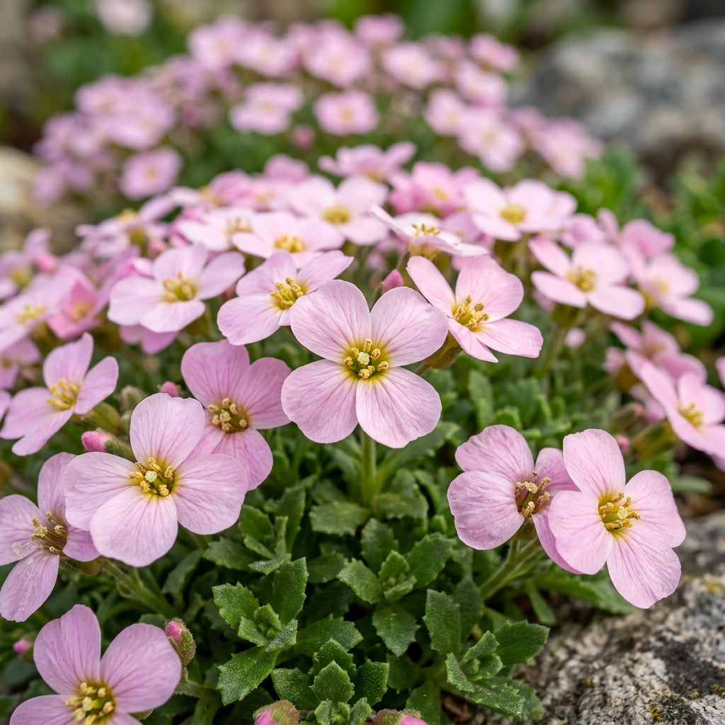 Light Pink Rock Cress Flower Seeds for Garden Planting