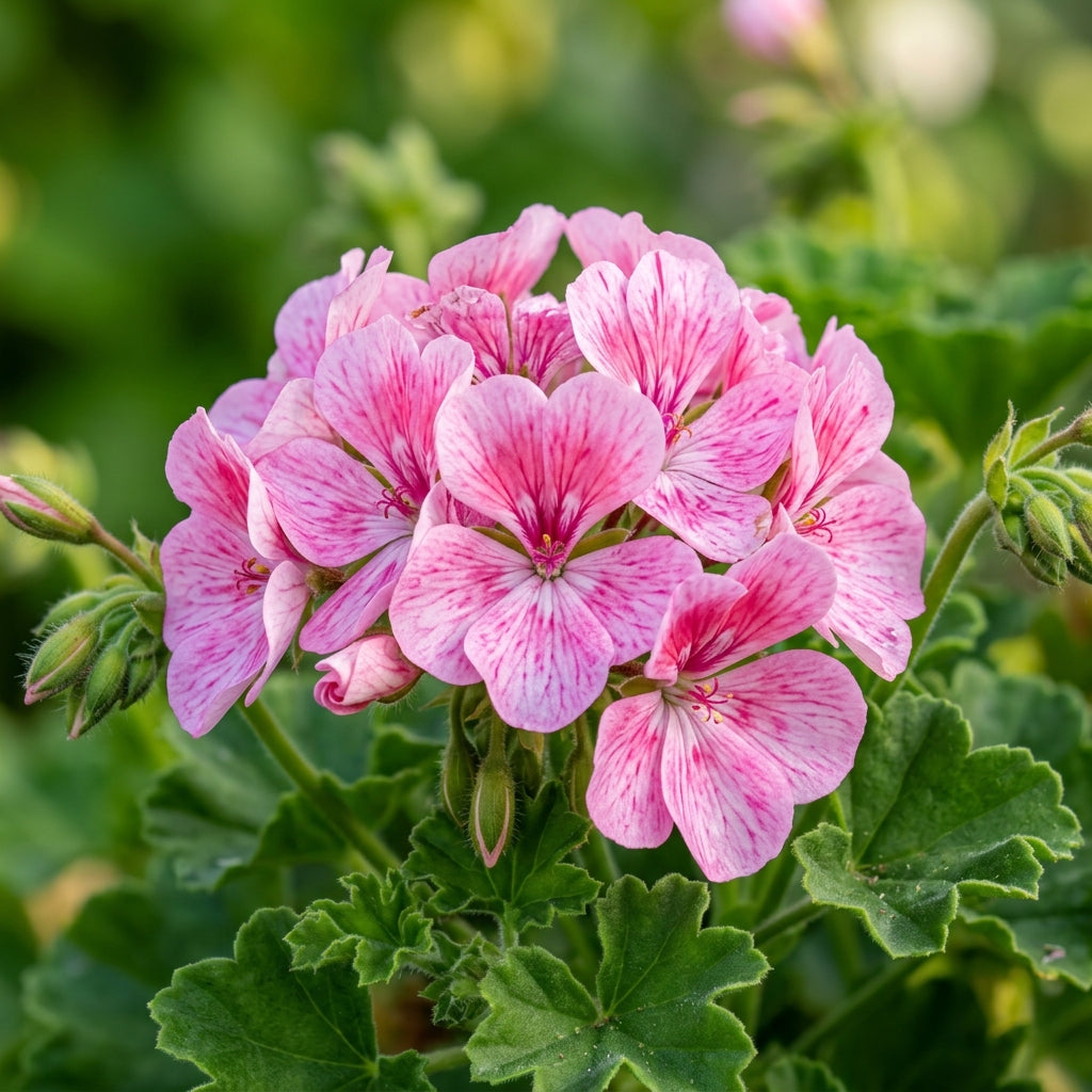 Pink Striped Geranium Flower Seeds for Planting