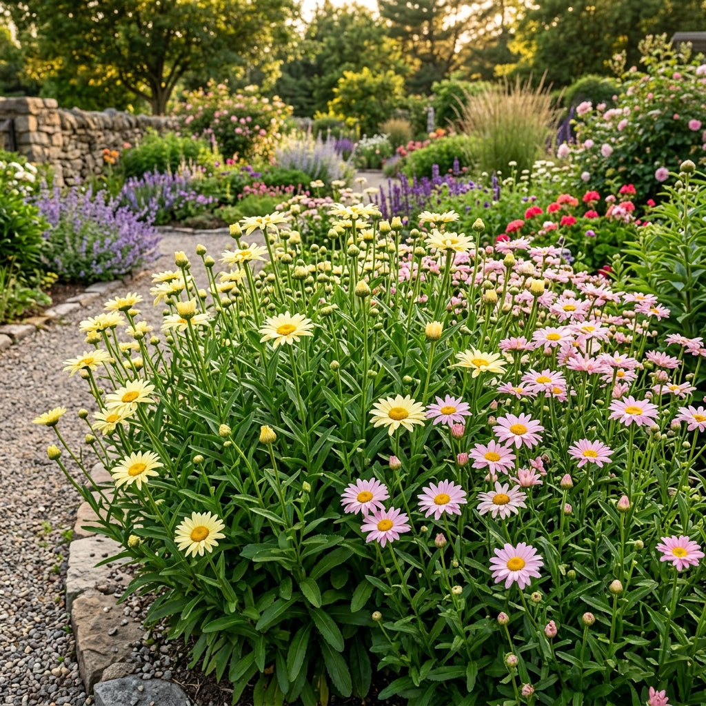 Pink & Yellow Leucanthemum Seeds