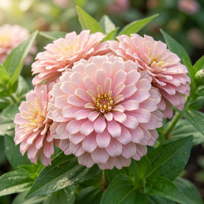 Light Pink Zinnia Flower Seeds for Planting