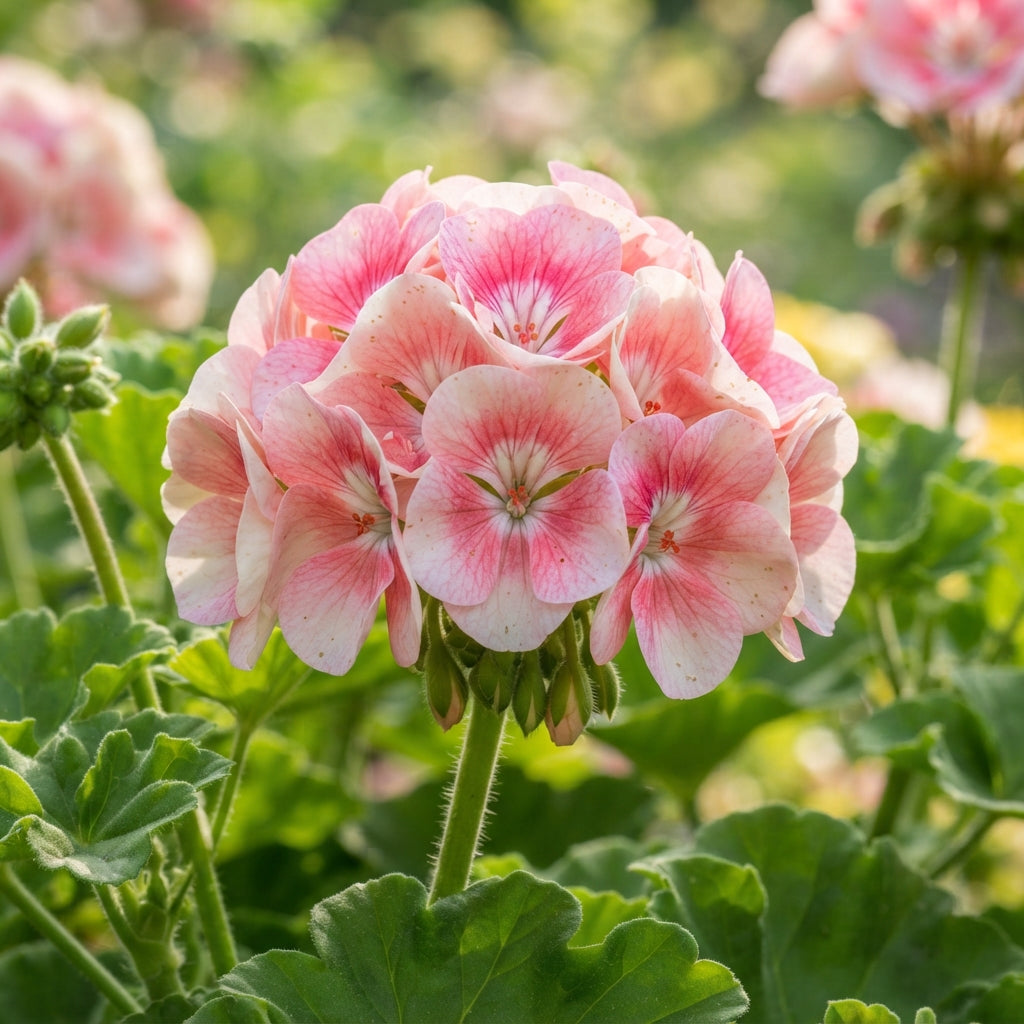 Pink and White Geranium Flower Seeds for Garden Planting
