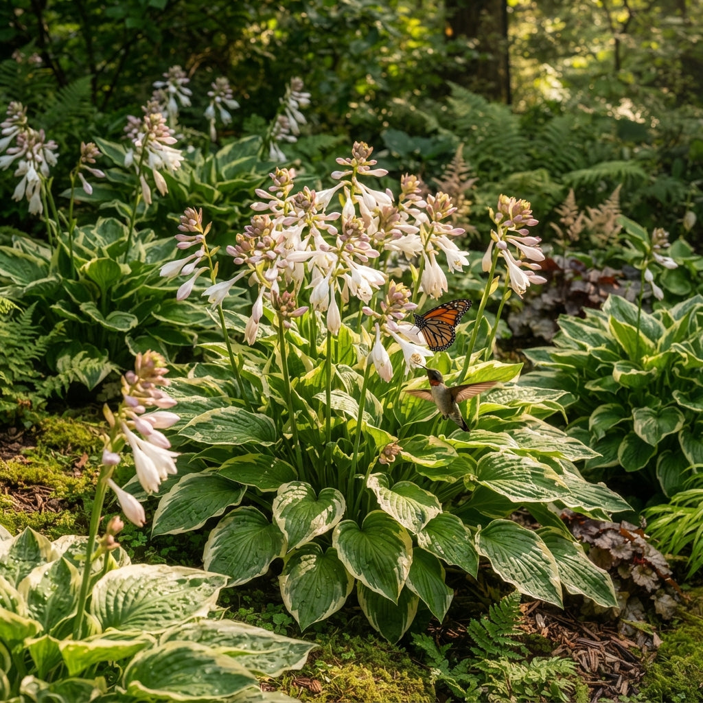 Pink and White Hosta Seeds for Planting