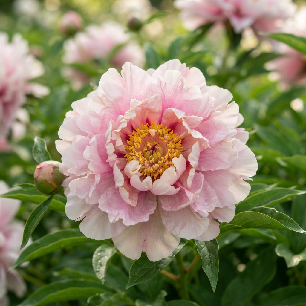 Pink and White Japanese Peony Flower Seeds for Planting