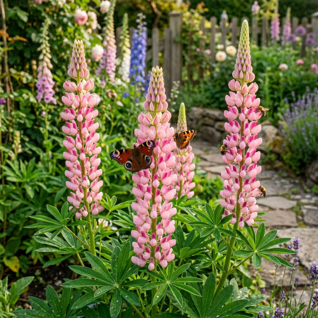 Lupin Russell The Chatelaine Pink Flower Seeds