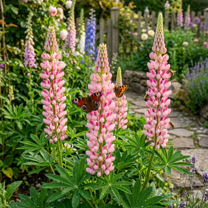 Lupin Russell The Chatelaine Pink Flower Seeds