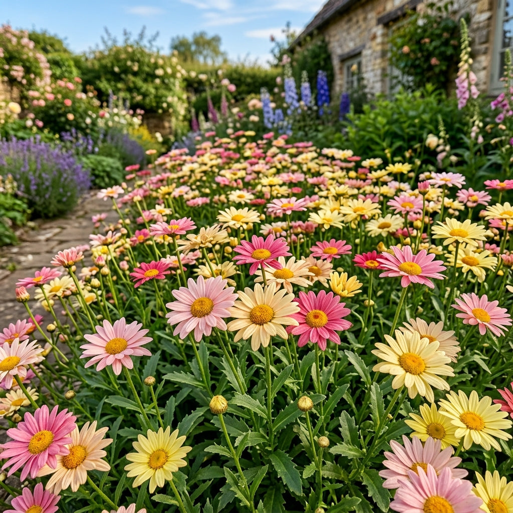 Pink & Yellow Leucanthemum Seeds