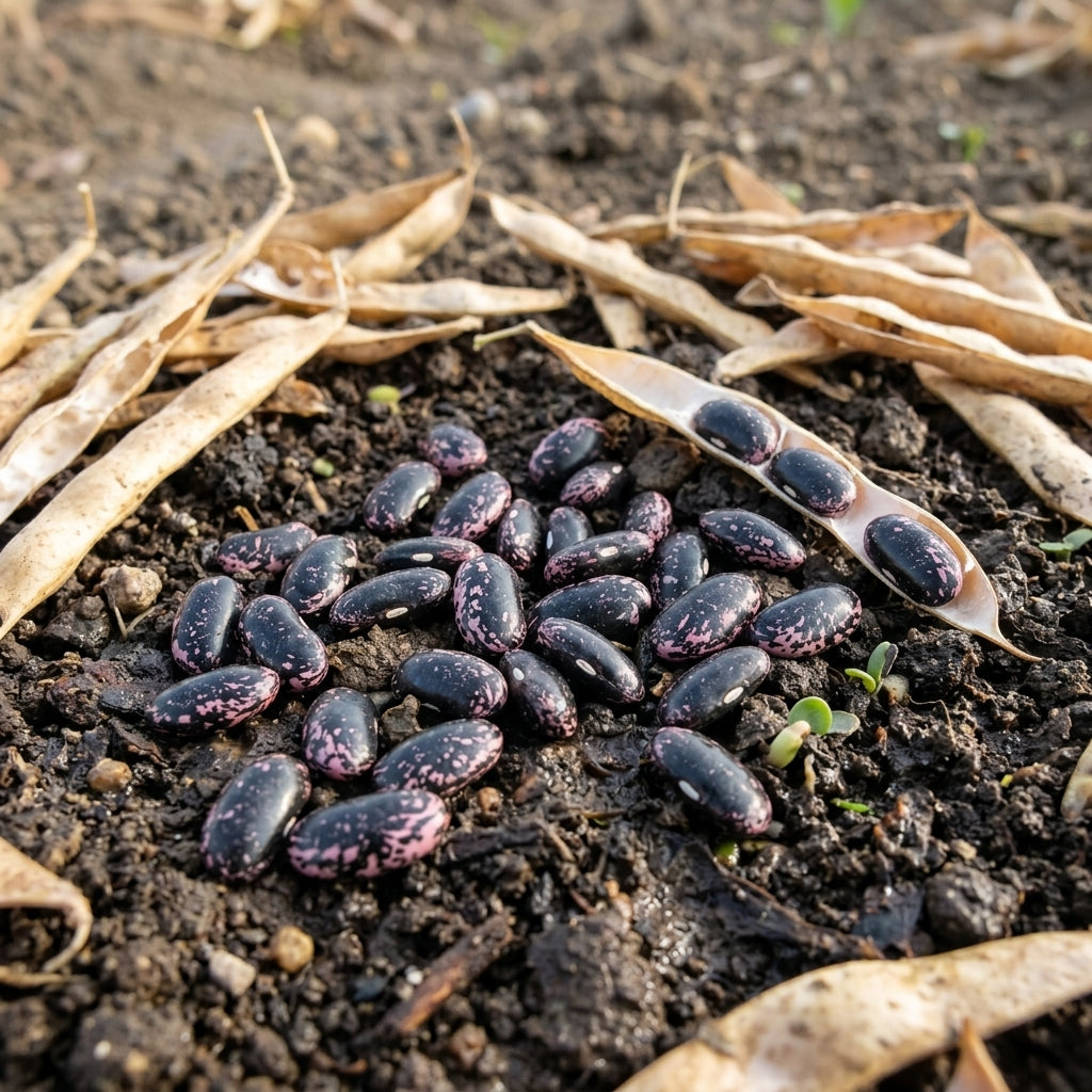 Scarlet Runner Bean Pole Seeds – Red Flower Vining Vegetable Seeds