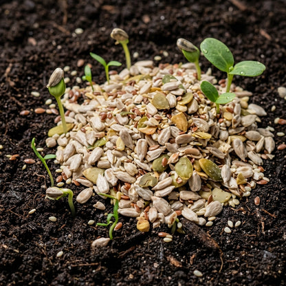 Lettuce Four Variety Mix Seeds – Heirloom Salad Greens Vegetable Seeds