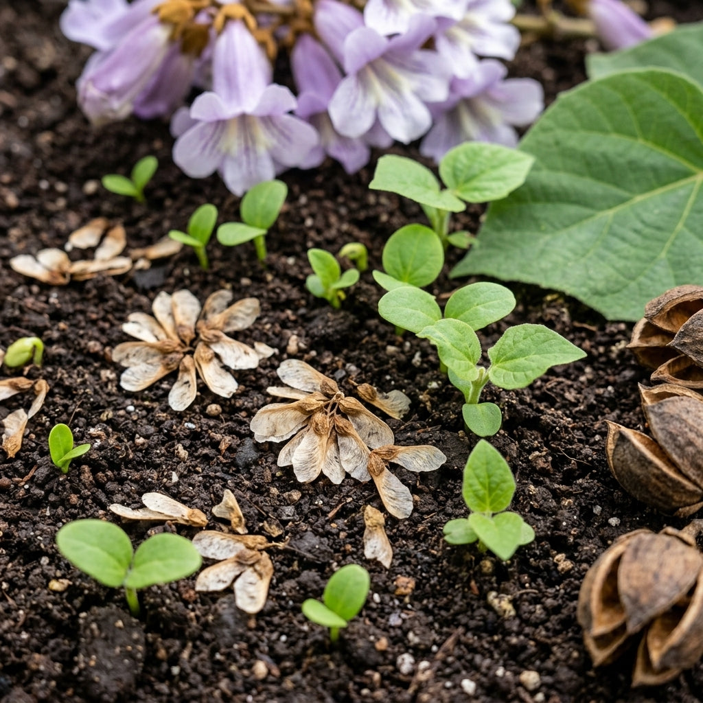 Paulownia fortunei Seeds – Fortune's Empress Dragon Tree Ornamental Tree Seeds