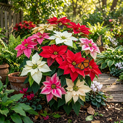 Euphorbia pulcherrima Poinsettia Flower Seeds
