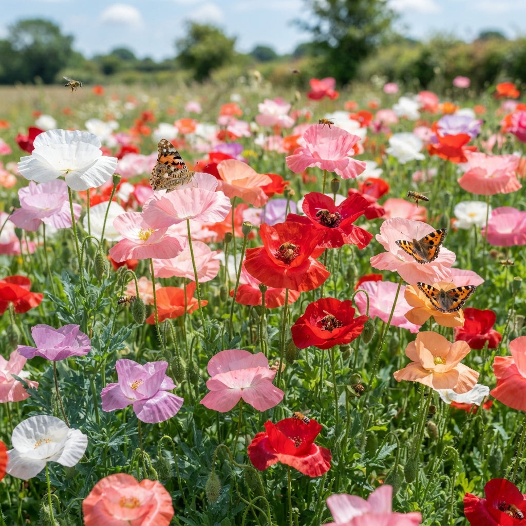 Shirley Mixed Poppy Seeds for Planting
