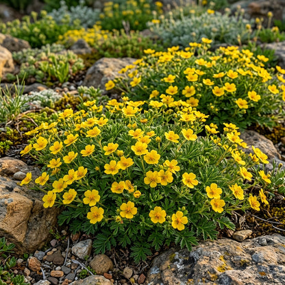 Potentilla Fissa Cinquefoil Flower Seeds For Planting