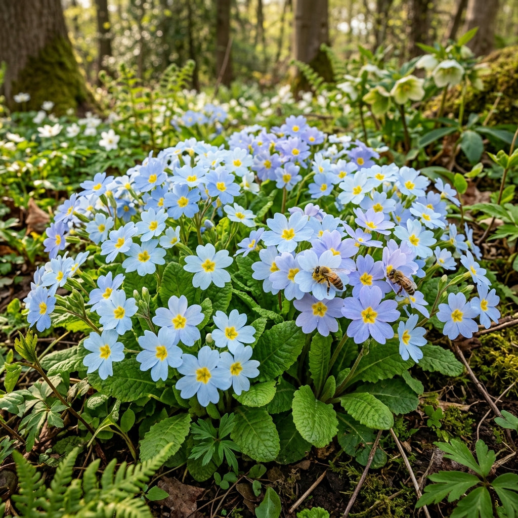 Primula Acaulis Light Blue Seeds for Garden Planting