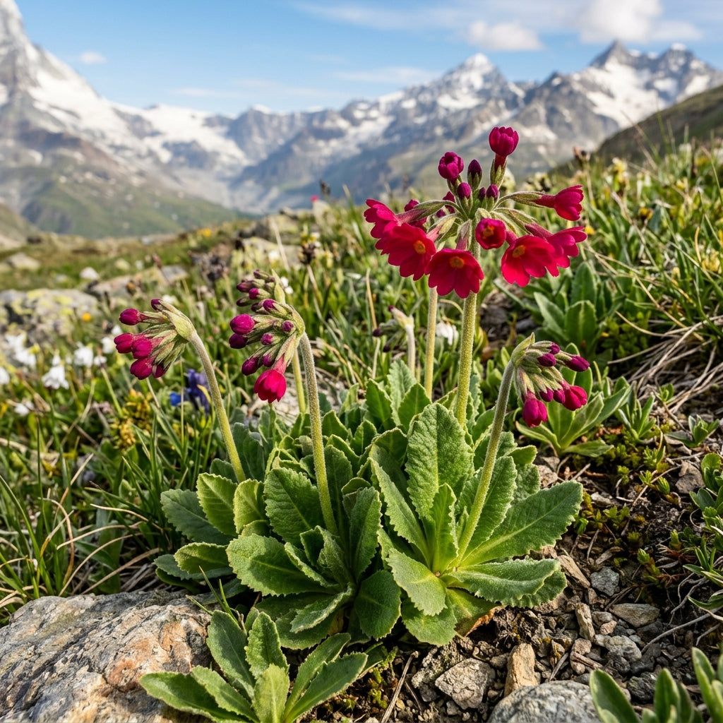 Primula Halleri Red Flower Seeds For Planting