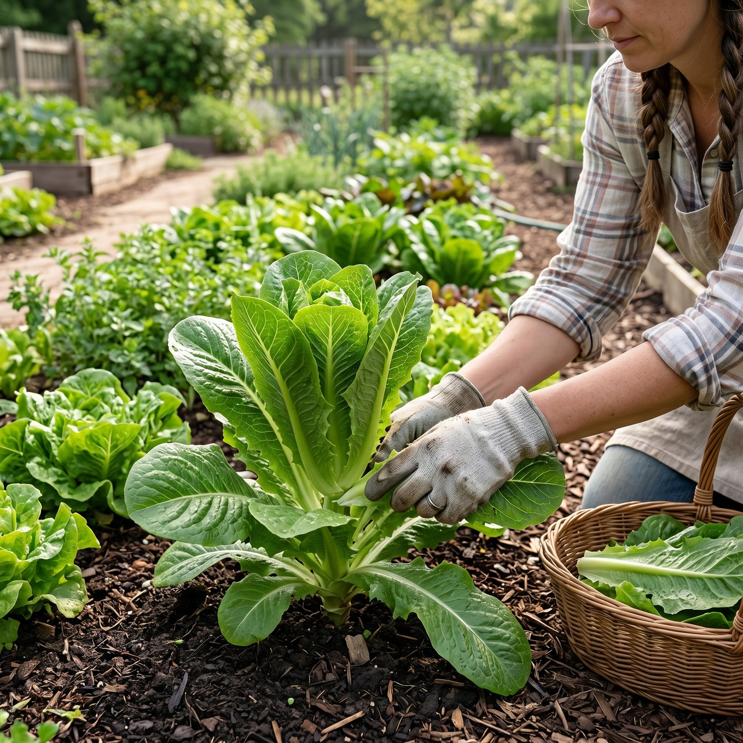 Romaine Lettuce Seeds for Home Gardens
