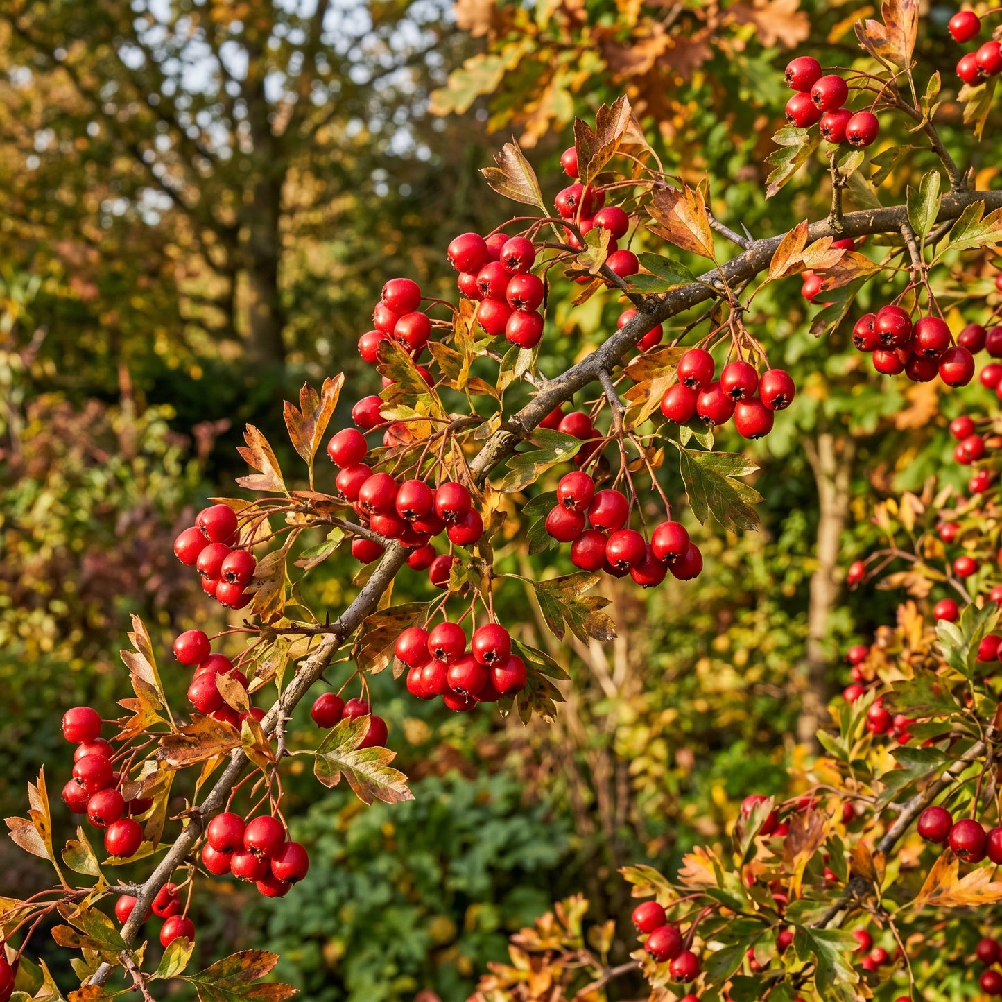 Wild Hawthorn Tree Seeds (Crataegus monogyna) – Hawthorn Shrub Seeds