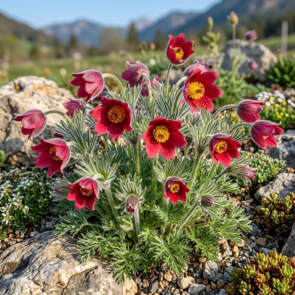 Pulsatilla Vulgaris Rosen Glocke Rubra Seeds