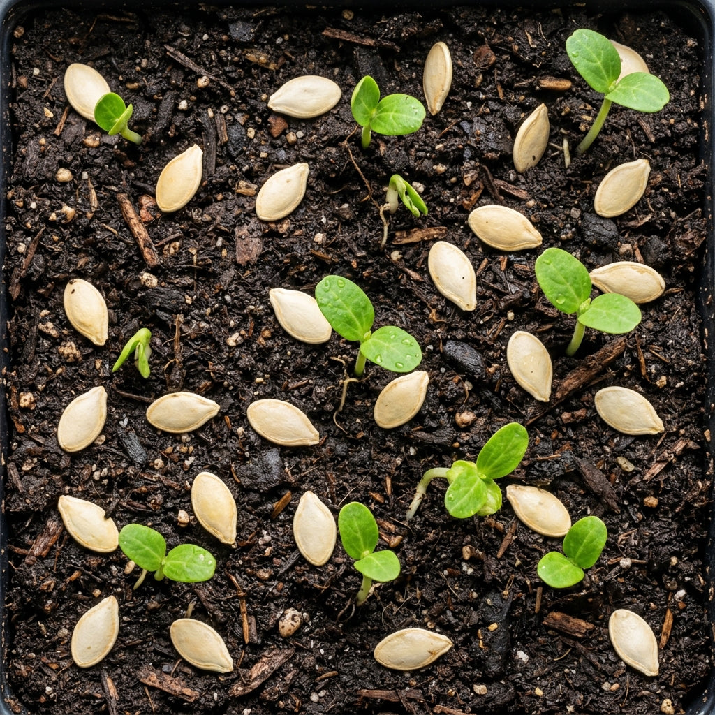 Casper Pumpkin Seeds – White Pumpkin Seeds for Home Garden