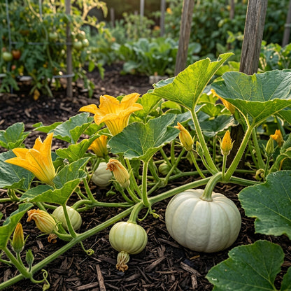 Casper Pumpkin Seeds – White Pumpkin Seeds for Home Garden