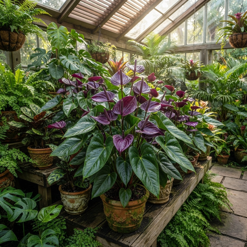 Purple Anthurium Flower Seeds - Anthurium Flower Seeds for Garden