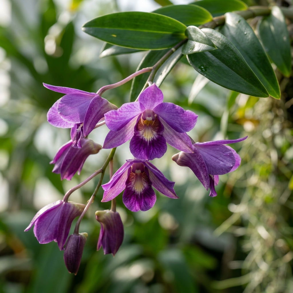 Purple Bell Orchid Flower Seeds - Orchid Flower Seeds for Garden