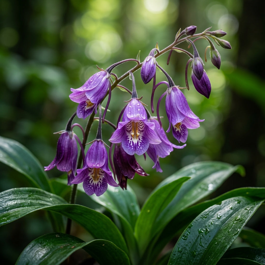 Purple Bell Orchid Flower Seeds - Orchid Flower Seeds for Garden