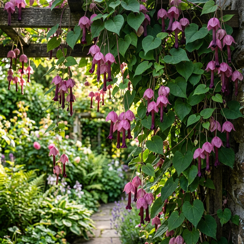 Rhodochiton Atrosanguineum Flower Seeds For Planting