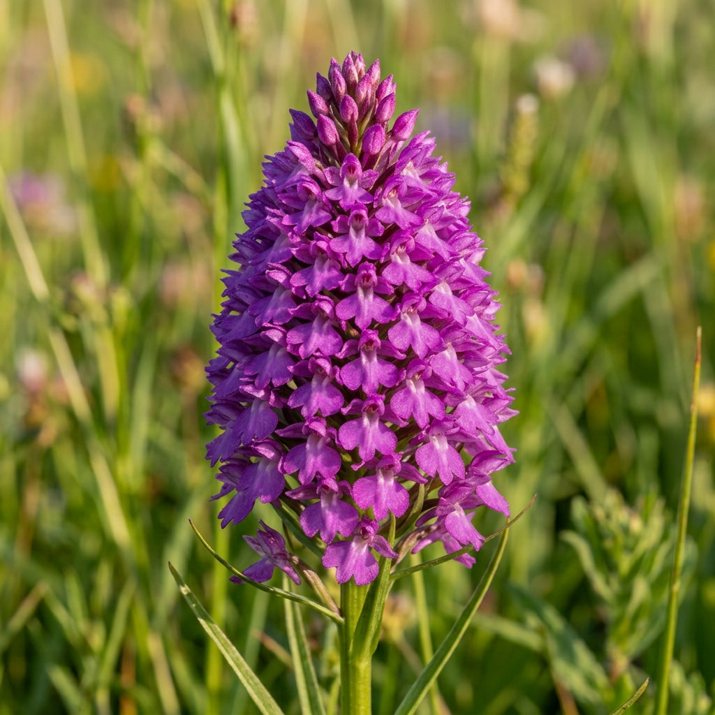 Purple Pyramid Monkey Orchid Flower Seeds for Planting