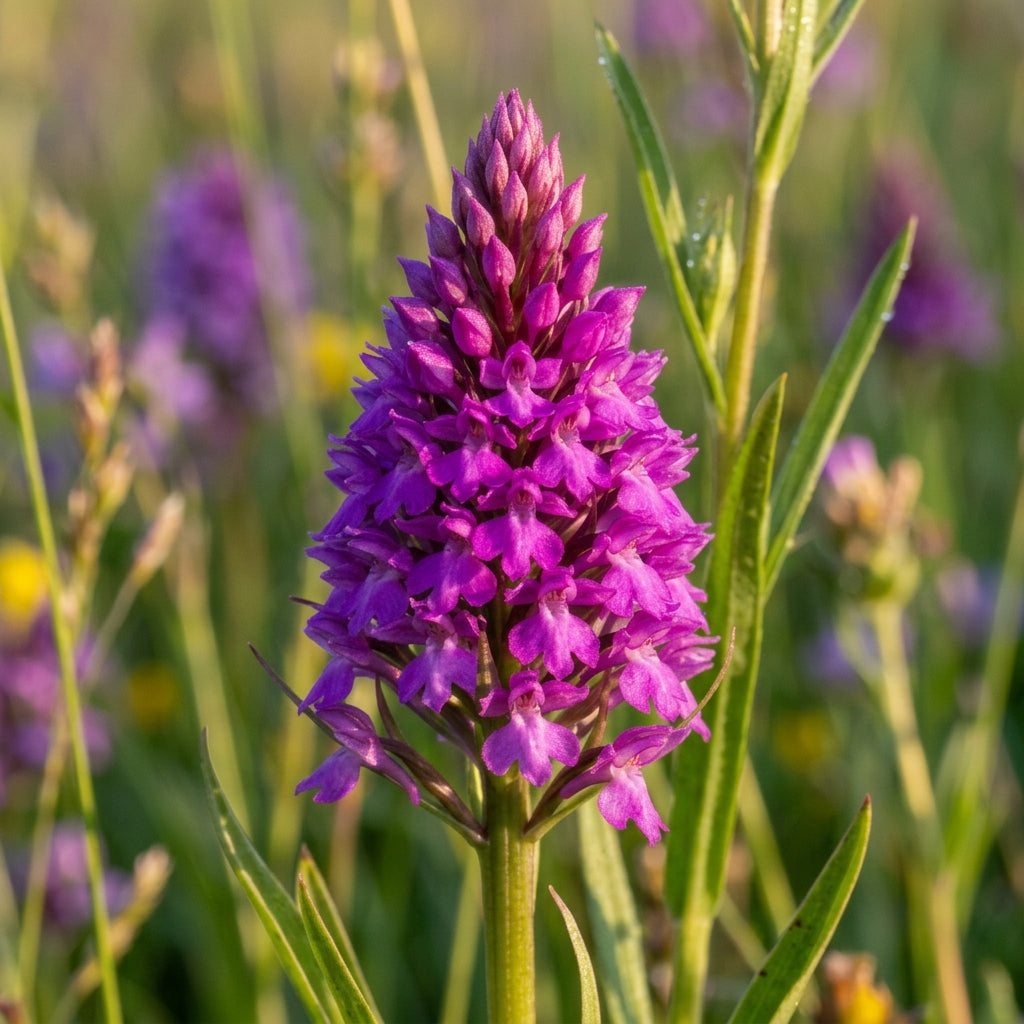 Purple Pyramid Monkey Orchid Flower Seeds for Planting
