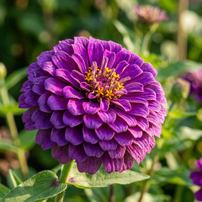 Zinnia Elegans Purple Seeds – Vibrant Purple Flowers