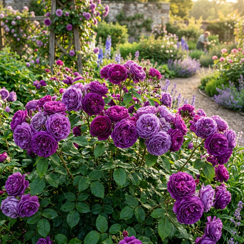 Purple Rose Flower Seeds for Garden and Pots