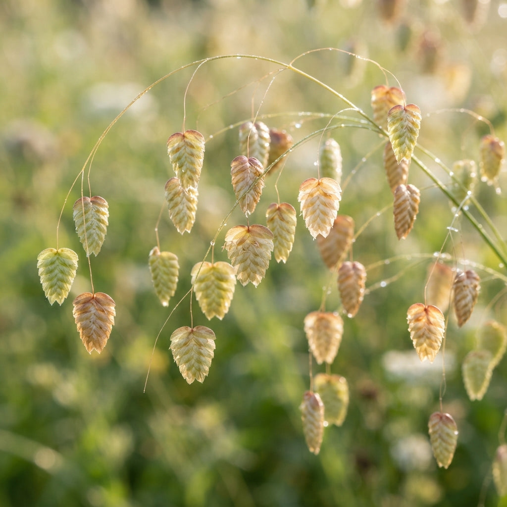 Briza Maxima Quaking Grass Seeds for Planting